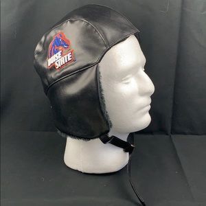 Boise State fake fur winter hat